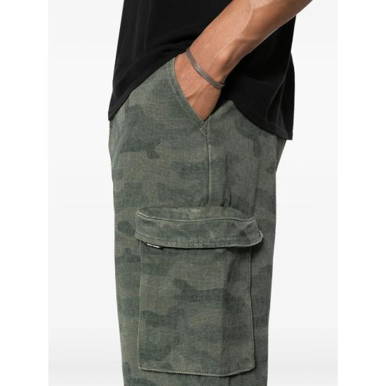 26SS 데일리 페이퍼 숏팬츠 2610017 CAMO CARGO AOP GREEN GREY - DAILY PAPER