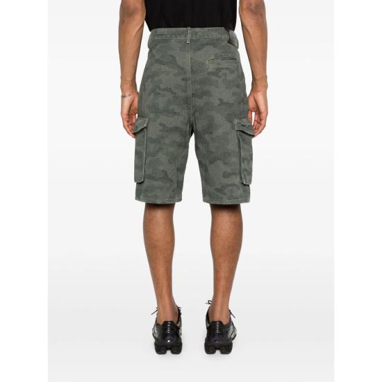 26SS 데일리 페이퍼 숏팬츠 2610017 CAMO CARGO AOP GREEN GREY - DAILY PAPER