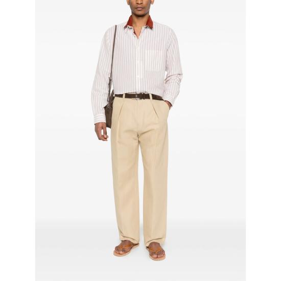 26SS 삼소앤삼소 긴팔 셔츠 15506 SARYAN J AURED NEUTRALS RED - SAMSOE SAMSOE