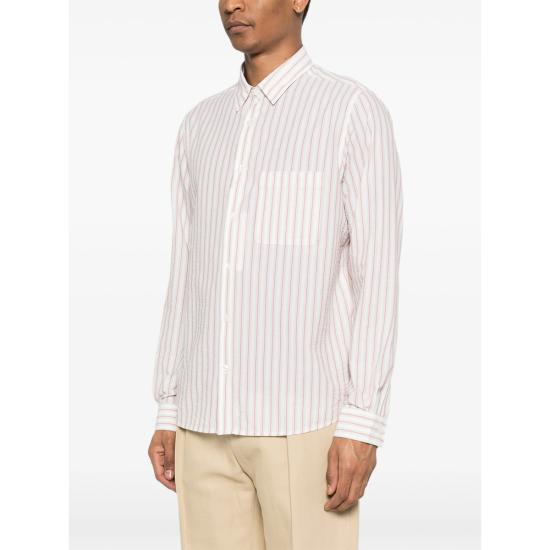 26SS 삼소앤삼소 긴팔 셔츠 15506 SARYAN J AURED NEUTRALS RED - SAMSOE SAMSOE