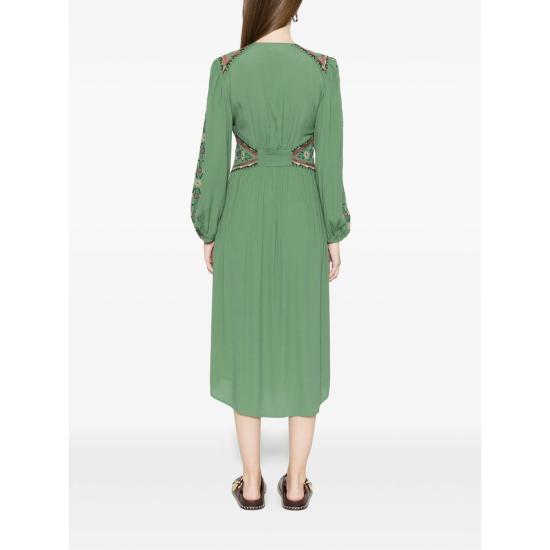 26SS 바쉬 미디 원피스 TINA VERT GREEN - BA&SH