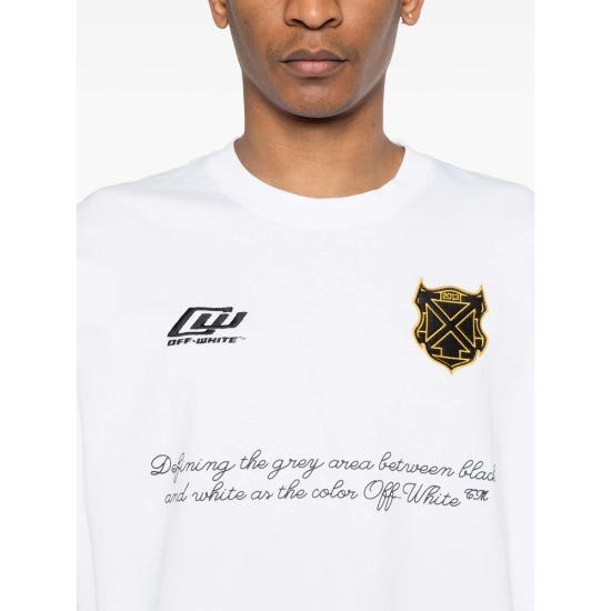 26SS 오프화이트 긴팔 티셔츠 44MAB09CS26 J004 100 WHITE - OFF WHITE