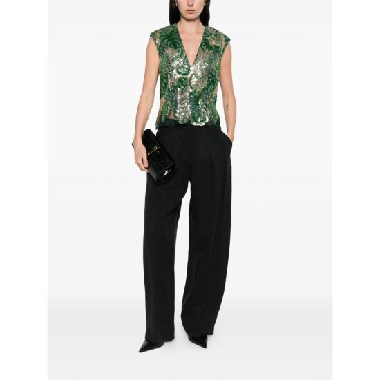 26SS 데 산티스 민소매 티셔츠 TOP 244 SMERA GREEN - DE SANTIS