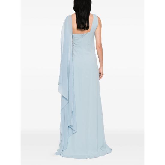 26SS De Santis 롱 원피스 AB 76 8521 BLUE - DE SANTIS