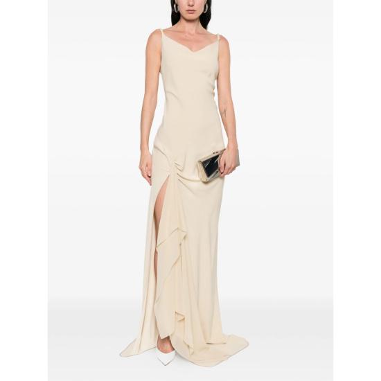 26SS De Santis 롱 원피스 AB 148 590 NEUTRALS - DE SANTIS