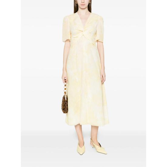 26SS Curiel 미디 원피스 CDR23403C PR YELLOW - CURIEL