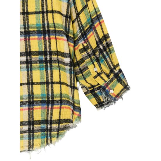 26SS 알13 긴팔 셔츠 R13WR075 R759B YELLO YELLOW BLACK - R13