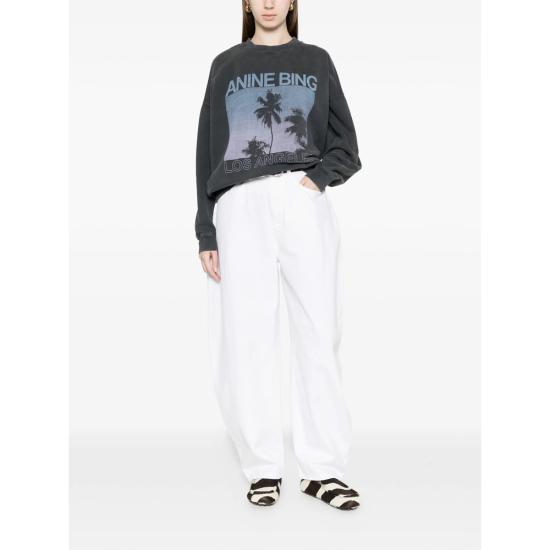 26SS 애니빙 긴팔 티셔츠 A 08 12381 WHG1 GREY - ANINE BING