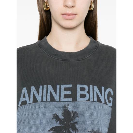 26SS 애니빙 긴팔 티셔츠 A 08 12381 WHG1 GREY - ANINE BING