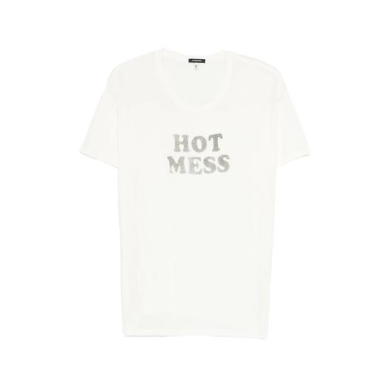 26SS 알13 반팔 티셔츠 R13WK001 K141B OFFWH WHITE