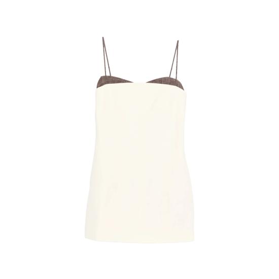 26SS 엔타이어 스튜디오 숏 원피스 ESSS26DR01012 6263 NEUTRALS