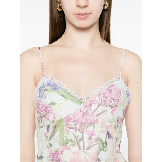 26SS 차로루이즈 숏 원피스 266602 BLUE BLUE PINK - CHARORUIZ