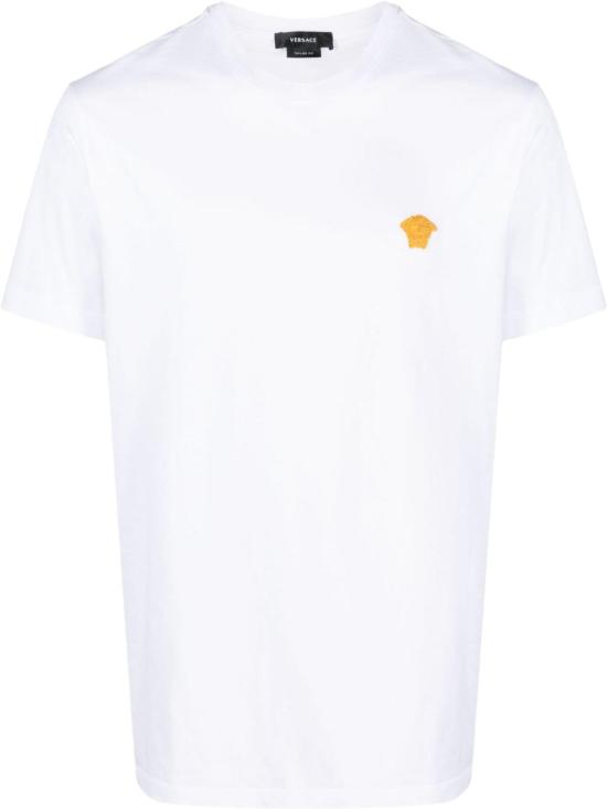 26SS 베르사체 반팔 티셔츠 10084811A084891W000 WHITE