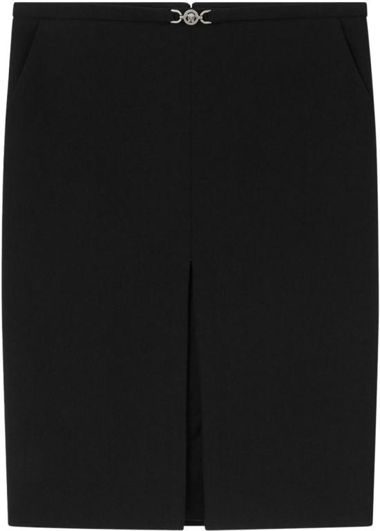 26SS 베르사체 미디 스커트 10223981A159741B000 BLACK