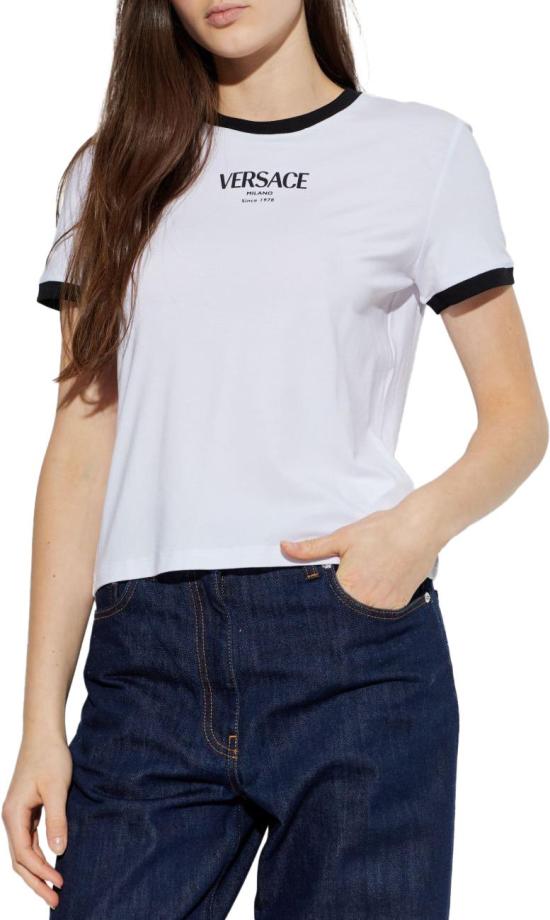 26SS 베르사체 탑 10226561A166852W020 WHITE - VERSACE