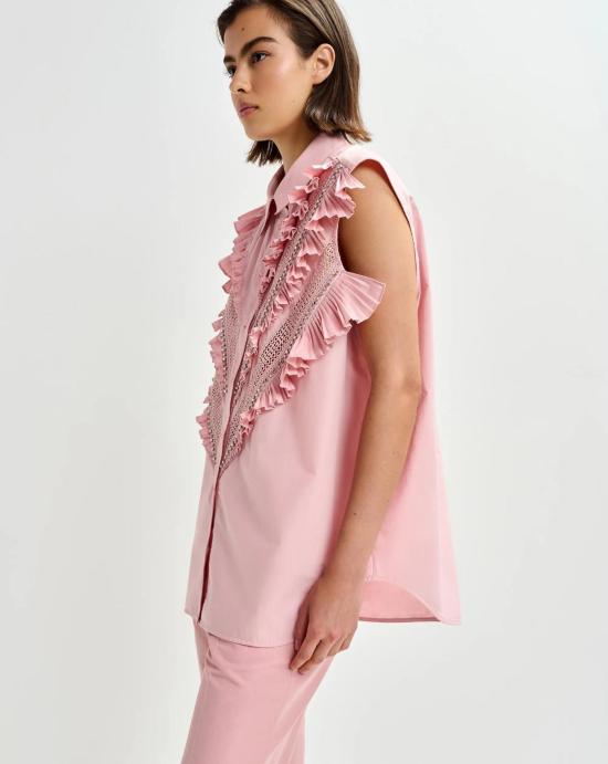 26SS 에센셜앤트워프 블라우스 JEANDARLENE SP19 Seashell pink - ESSENTIEL ANTWERP