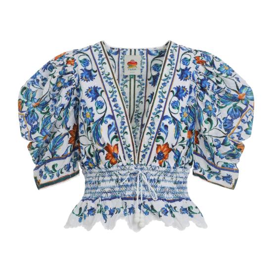 26SS 팜 리오 셔츠 348831 26038 FLORA TILE MULTICOLOUR