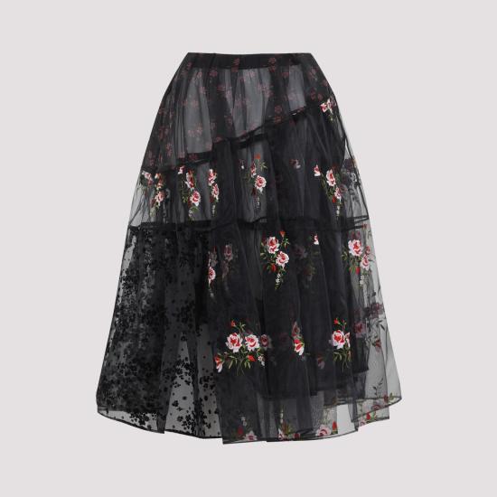 26SS 시몬로샤 스커트 3195PE 1322 BLACK - SIMONE ROCHA