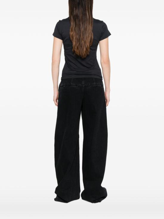 26SS 가니 반팔 티셔츠 A1050179 252 Black - GANNI