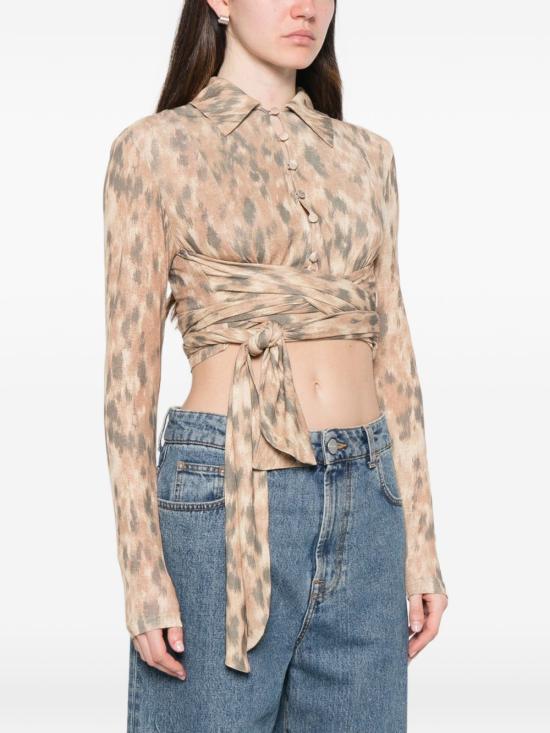 26SS 가니 셔츠 A1040356 ZZT Beige - GANNI