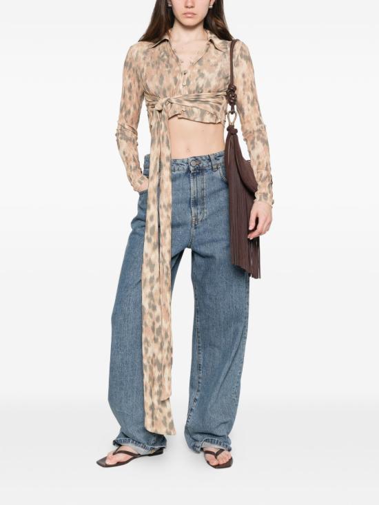 26SS 가니 셔츠 A1040356 ZZT Beige - GANNI