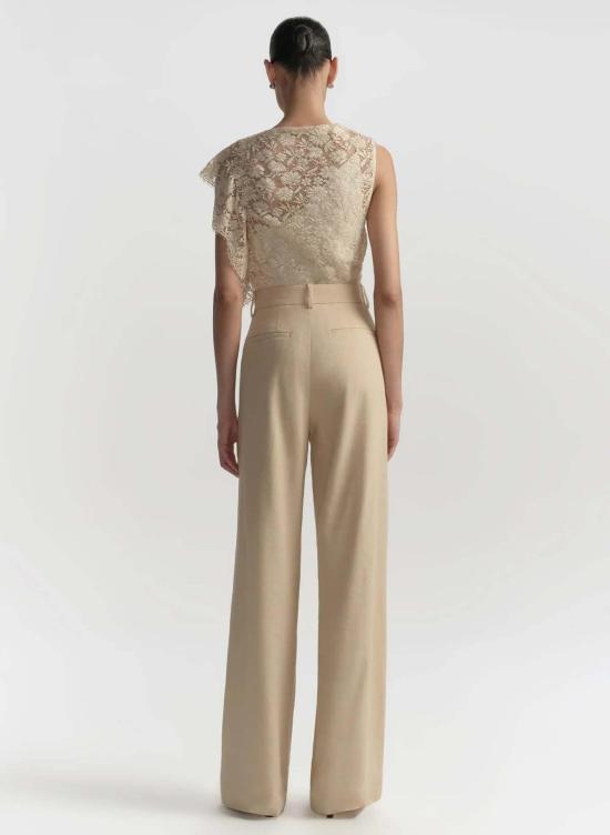  에이엘씨 스트레이트 팬츠 A.L.C. 윈스턴 리넨 팬츠 크레마 돌체 - A.L.C.