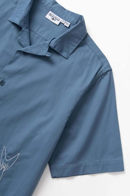  서비스웍스 반팔 셔츠 서비스 웍스 슬레이트 고등어 셔츠 - SERVICE WORKS