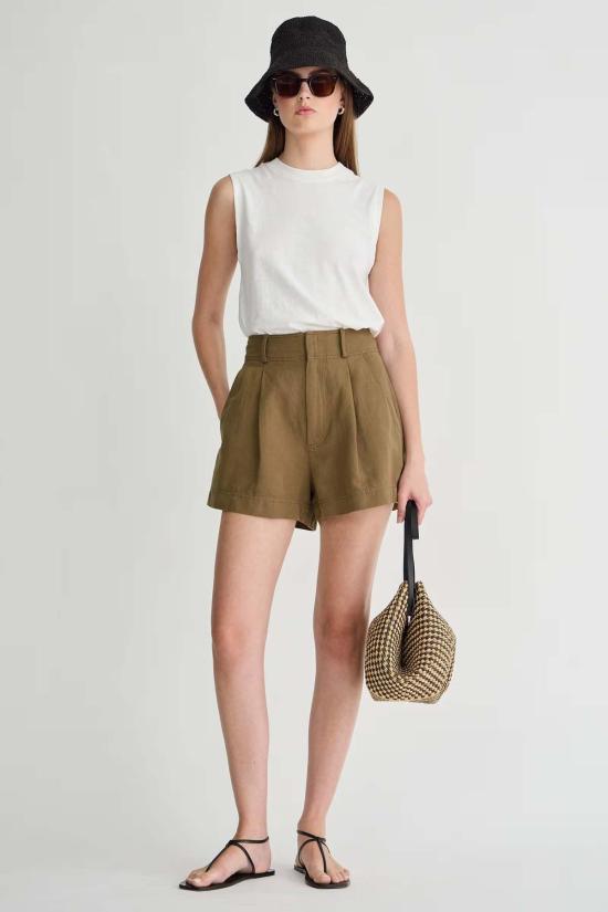  어피스 어파트 숏팬츠 Apiece Apart Bari Short Tobacco