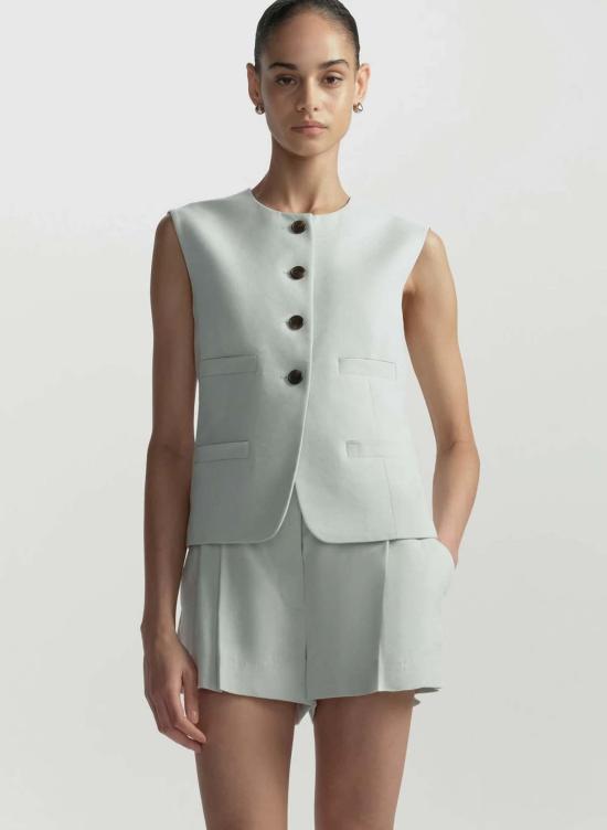  에이엘씨 베스트 A.L.C. 조지 리넨  페일 민트