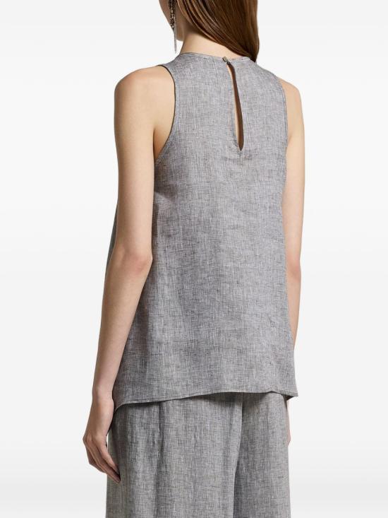 26SS 페세리코 민소매 티셔츠 S08197 02600134 Grey - PESERICO