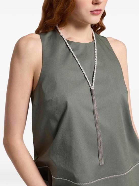 26SS 페세리코 민소매 티셔츠 S08718 01979134 Green - PESERICO