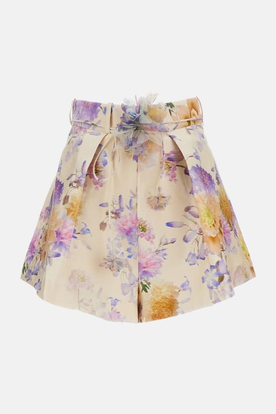  짐머만 숏팬츠 지머만 루나 턱 쇼츠 베이지 - ZIMMERMANN