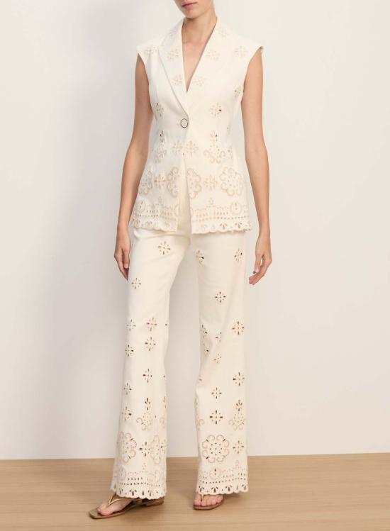  베로니카비어드 스트레이트 팬츠 베로니카 비어드 코미 팬츠 도브 화이트