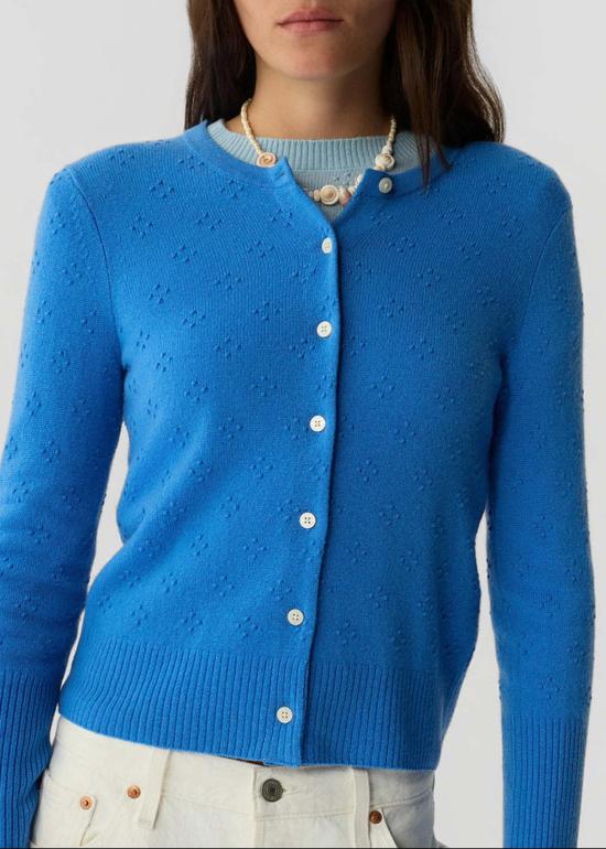  게스트 인 레지던스 가디건 컴퍼스 제인 카디건 블루 - GUEST IN RESIDENCE