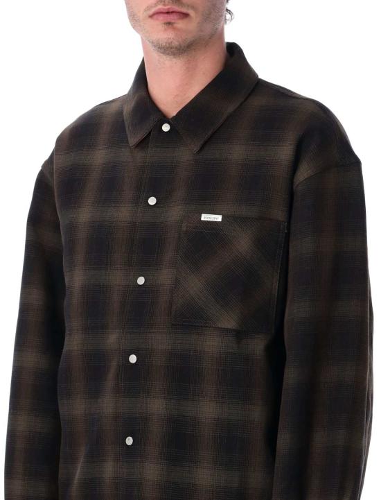  리프레젠트 셔츠 레프레젠트 본디드 리버서블 체크  네로 - REPRESENT