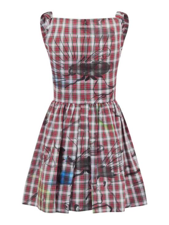  비비안웨스트우드 숏 원피스 비비안 웨스트우드 미니 드레스, 선데이 드레스, 레드 - VIVIENNE WESTWOOD