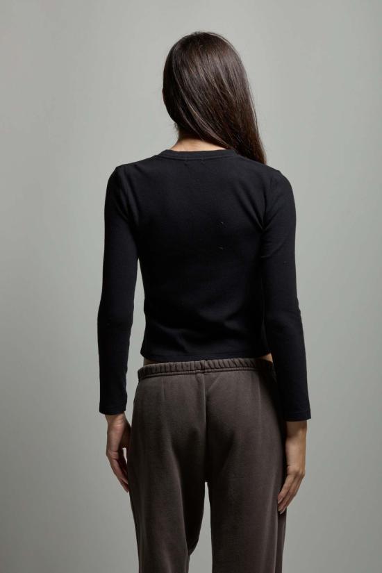  아셀 긴팔 티셔츠 애셔 리비 골지 - ASHER