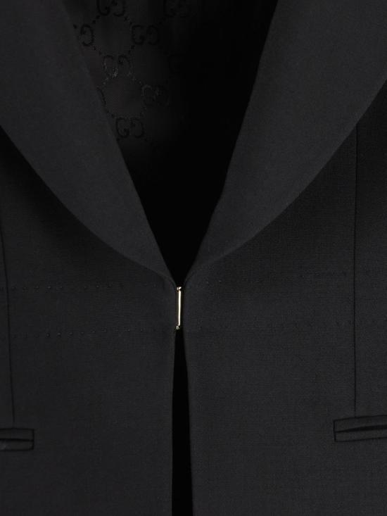 26SS 구찌 테크니컬 스트레치 울 재킷 864253 ZAUPG1000 BLACK - GUCCI