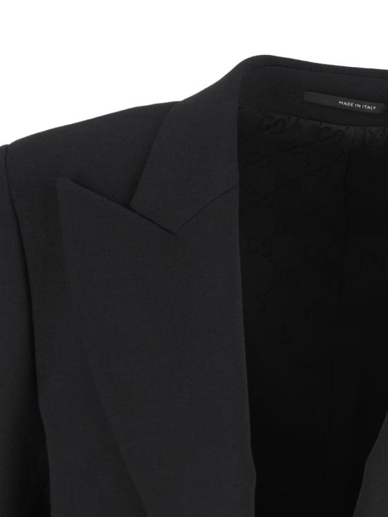 26SS 구찌 테크니컬 스트레치 울 재킷 864253 ZAUPG1000 BLACK - GUCCI