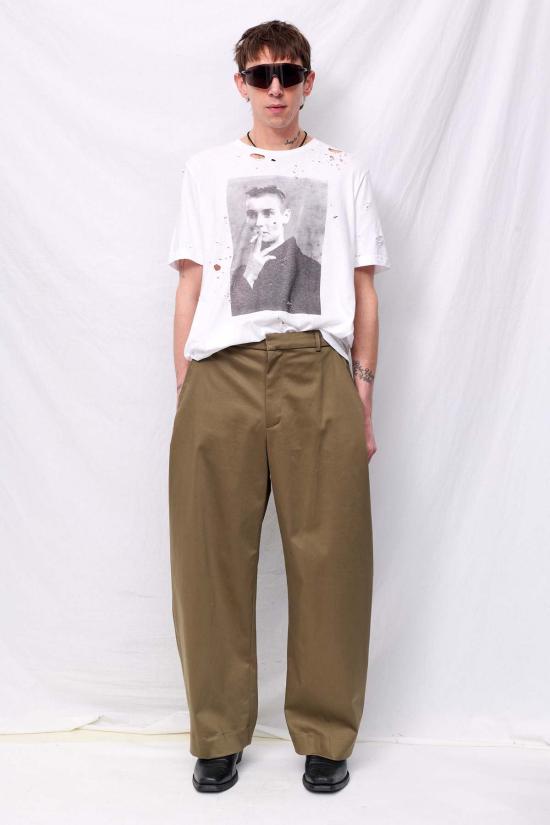  어셈블리 뉴욕 팬츠 어셈블리 카키 볼륨