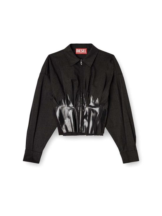  디젤 자켓 G 안부 버진 울 블렌드 재킷 블레이저 블랙