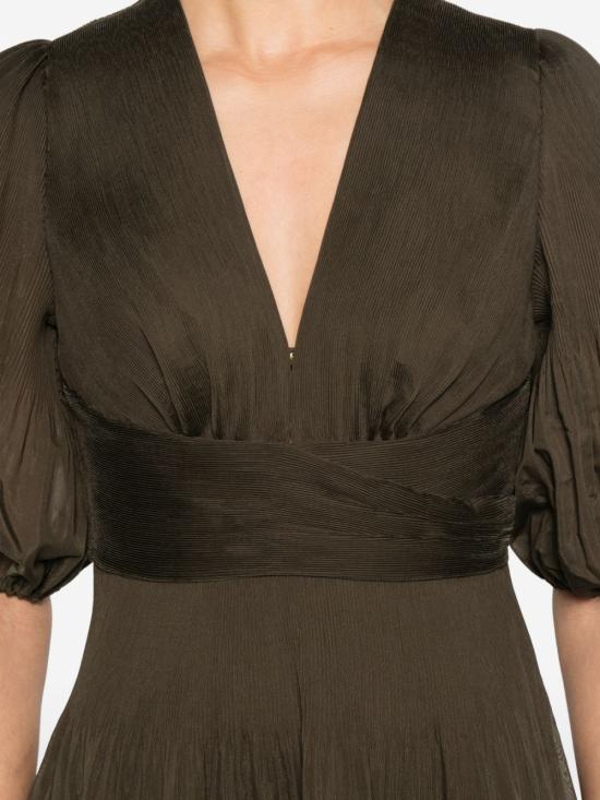 26SS 짐머만 미디 원피스 3905DS26R OLV Green - ZIMMERMANN