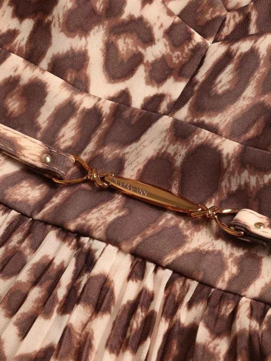 26SS 짐머만 미디 원피스 5298DS26R LEO Brown - ZIMMERMANN