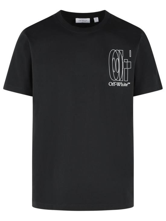 26SS 오프화이트 반팔 티셔츠 44MAA027S26J003001 BLACK Black