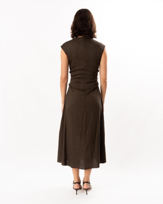  프로엔자슐러 롱 원피스 프로엔자 슐러 미란다 드레스 커피 - PROENZA SCHOULER