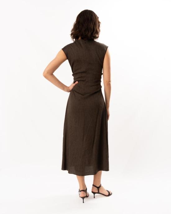  프로엔자슐러 롱 원피스 프로엔자 슐러 미란다 드레스 커피 - PROENZA SCHOULER