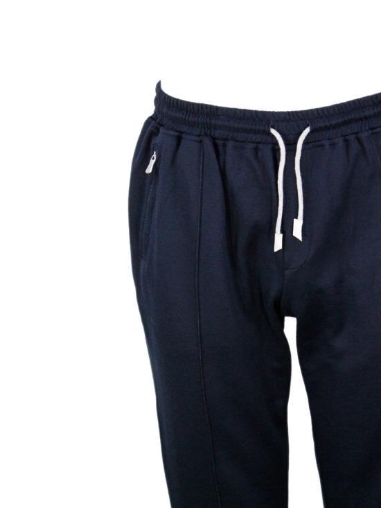 26SS 일레븐티 스트레이트 팬츠 K75FELK24 11 Blue - ELEVENTY