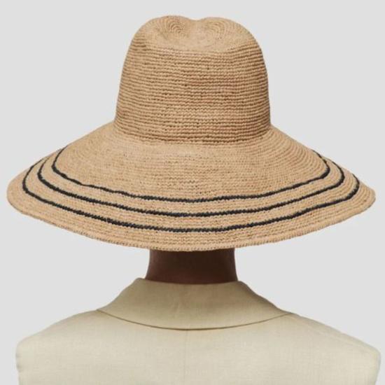  자네사레온 모자 자네사 레오네 웨이버리 햇 네이비/샌드 - JANESSA LEONE