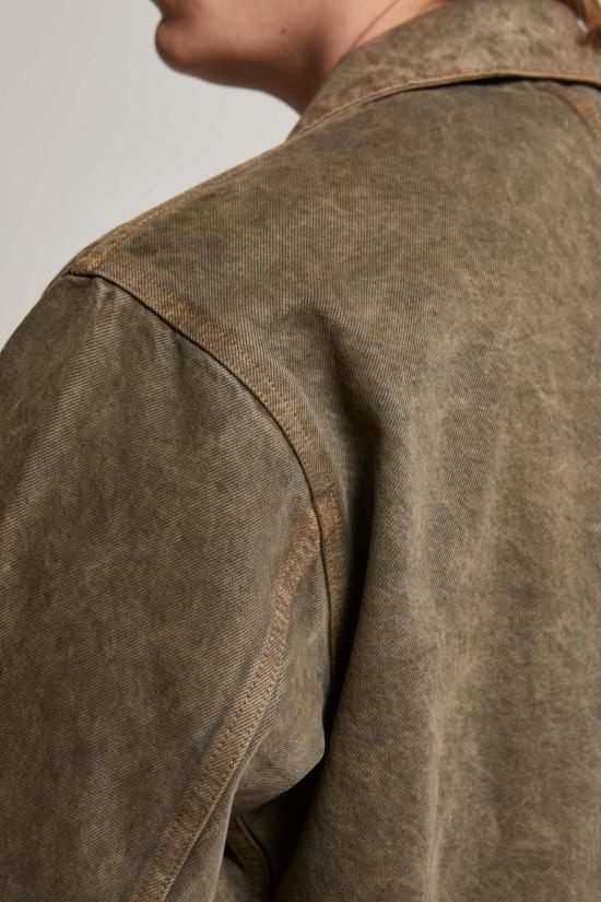  아셀 데님 자켓 애셔 제드 지퍼 코튼 트윌 재킷 - ASHER