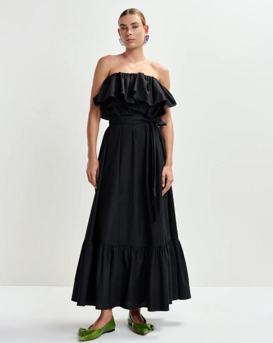 26SS 에센셜앤트워프 미디 원피스 JOYCE BL34 Black - ESSENTIEL ANTWERP